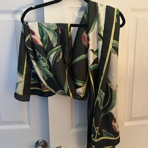 Beautiful silk-like scarf